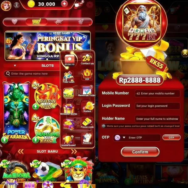 RK55 Slot Anti Rungkad Indonesia